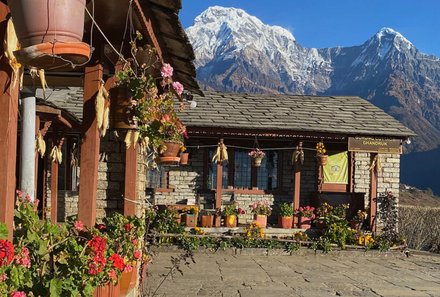 Nepal Familienreisen - Nepal for family - Tea House Ghandruk