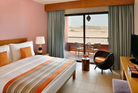 Jordanien Rundreise mit Kindern - Mövenpick Hotels & Resorts - Tala Bay Aqaba - Zimmer