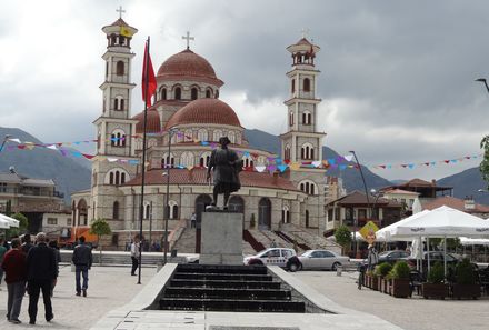 Albanien Familienreise - Albanien for family - Korca Kathedrale