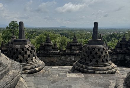 Bali mit Jugendlichen - Java & Bali Family & Teens - Blick über Borobodur Tempel