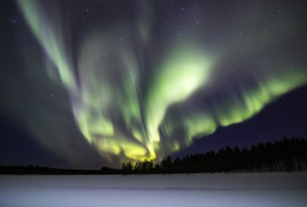 Finnland mit Kindern - Finnland Urlaub Winter mit Kindern - Familienurlaub Finnland - Polarlichter