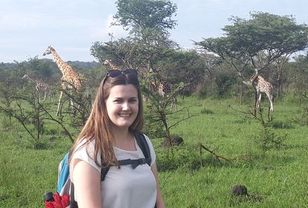 Uganda Individualreise - Uganda for family individuell - Svenja Fiestelmann im Mburo Nationalpark