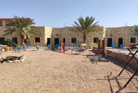 Reisebericht Jordanien Rundreise mit Kindern - Aqaba mit Kindern - Spielplatz