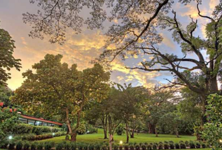 Familienurlaub Costa Rica - Costa Rica mit Kindern - Hacienda Guachipelin Gartenanlage