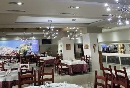 Albanien Familienreise - Albanien for family - Pogradec Hotel Enkelana - Restaurant