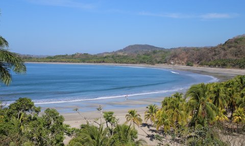 Weitläufiger Pazifikblick vom Nammbu Beach – Costa Rica Reise mit Kindern