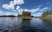 Kanutour auf See - Schweden Reise mit Jugendlichen