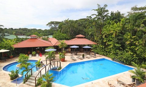 Costa Rica Familienreise mit Kindern - Tortuguero Nationalpark - Mawamba Lodge - Ansicht