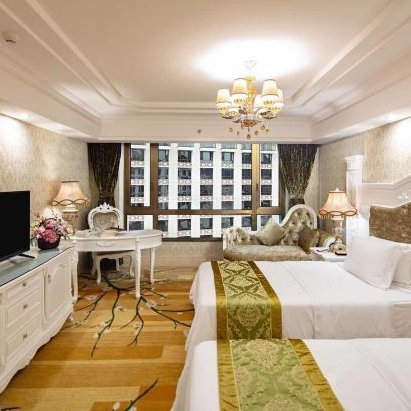 Komfortables Zimmer im Guilin Bravo Hotel mit modernem Design – China Familienreise