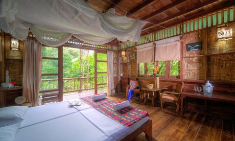 Thailand Reise mit Kindern - Khao Sok Nationalpark - Our Jungle Camp - Zimmer