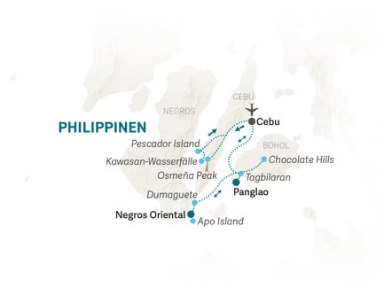 Reiseroute Philippinen Family & Teens - 2027