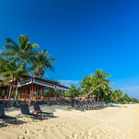 Thailand Reise mit Kindern - Koh Samui - Bandara Resort & Spa - Strand