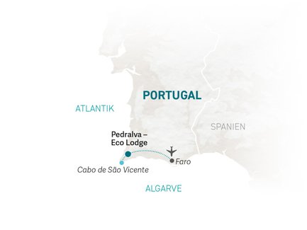 Reiseroute Algarve for family - 2025