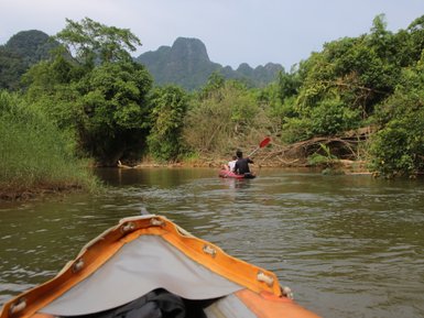 Tolle Kanufahrt im Khao Sok Nationalpark - Thailand mit Kindern