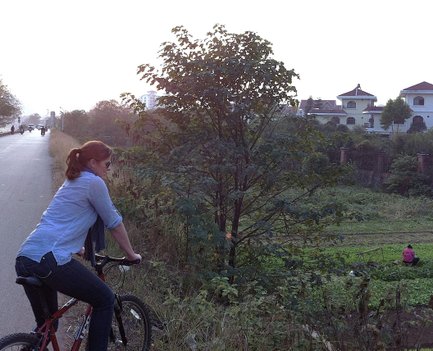 Fahrradtour im ländlichen China - China mit Kindern