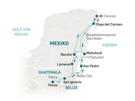 Reiseroute Mexiko Family & Teens - 2027