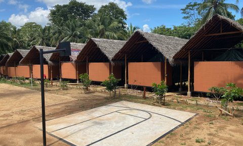 Sri Lanka Familienreise mit Kindern - Udawalawe - Athgira River Camp - Zelte