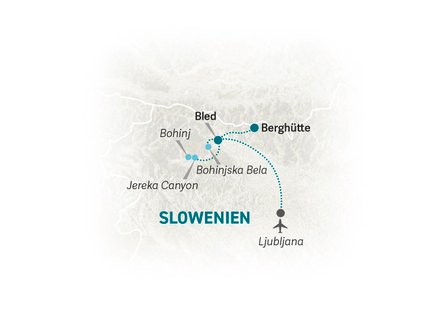Reiseroute Slowenien for family - 2022