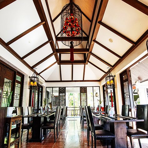 Thailand Reise mit Kindern - Chiang Mai - Bodhi Serene Hotel - Restaurant