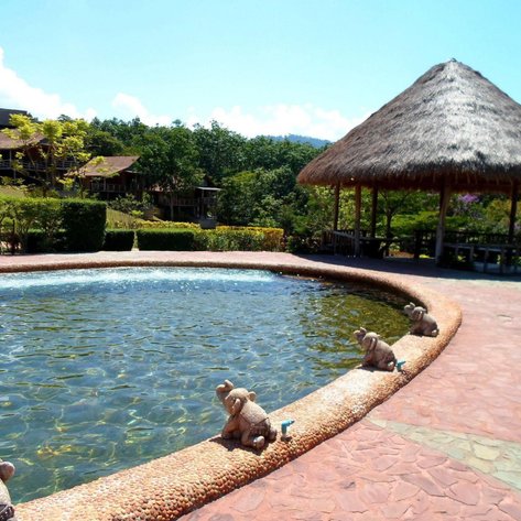 Thailand Reise mit Kindern - Khao Sok Nationalpark - The Cliff & River Jungle Resort - Pool