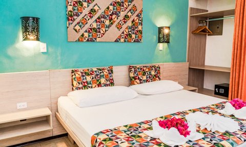 Costa Rica Familienreise mit Kindern - Playa Samara - Hotel Giada - Zimmer