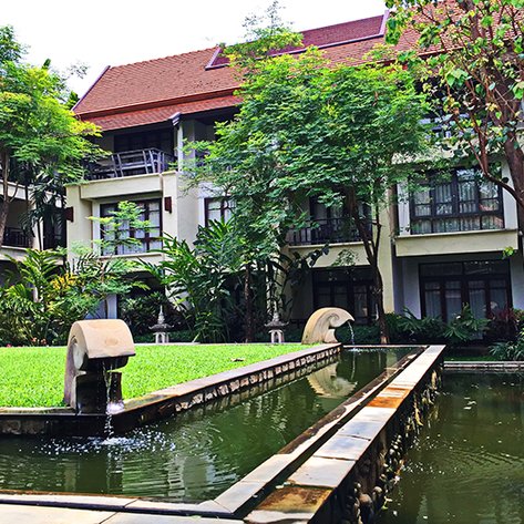 Thailand Reise mit Kindern - Chiang Mai - Bodhi Serene Hotel - Garten