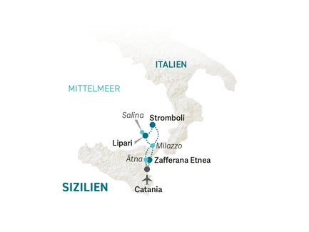 Reiseroute Sizilien Family & Teens - 2026