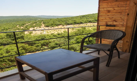 Forest Reserve Unterkunft mit Balkon - Jordanien mit Kindern