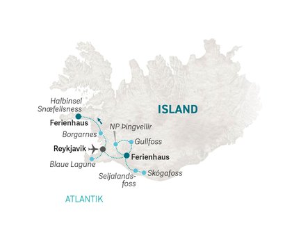 Reiseroute Island for family individuell 01 - 2023