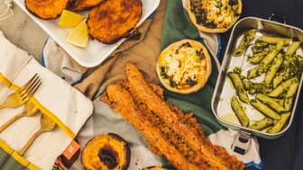 Picknick in der Landschaft der Garden Route – Südafrika Familienreise