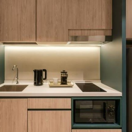 Küche des Citadines Waterfront Kota Kinabalu – Malaysia & Borneo mit Kindern