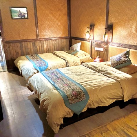 Pin An Gasthaus Longsheng Zimmer - China Familienreise