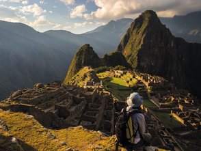 Machu Picchu: Ein Blick von oben auf die antiken Ruinen
