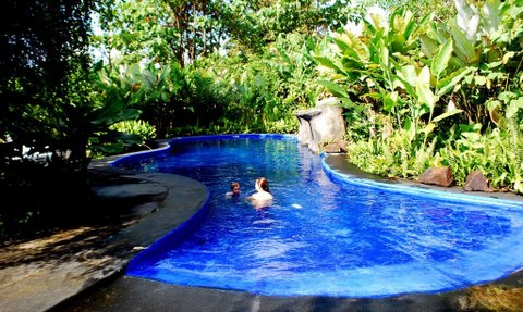 Costa Rica Familienreise mit Kindern - Boca Tapada - Maquenque Eco Lodge - Pool