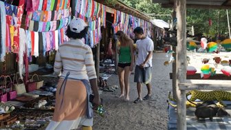 Traditioneller Markt in KwaZulu-Natal – Südafrika Familienreise