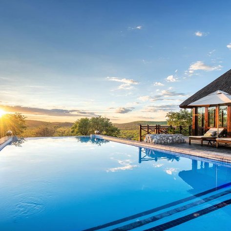 Pool Epacha Game Lodge - Namibia Familienurlaub