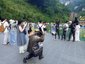 Touristen am Tianmen-Berg - China Reise mit Jugendlichen