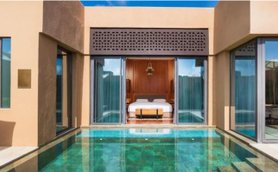 Panoramapool im Anantara Al Jabal Al Akhdar Resort – Oman Reise mit Kindern