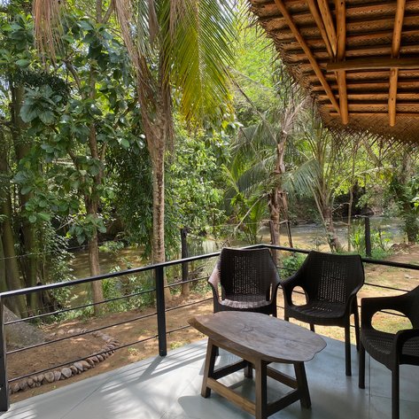 Sri Lanka Familienreise mit Kindern - Udawalawe - Athgira River Camp - Panoramablick