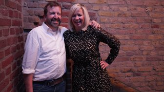 Rainer Stoll und Nadja Albrecht auf der Jubiläumsfeier von For Family Reisen