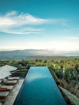 Grünen Kaffeefelder der Munduk Moding Plantation – Bali Reise mit Kindern