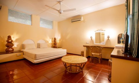 Sri Lanka Familienreise mit Kindern - Sigiriya - The Sigiriya Village - Zimmer