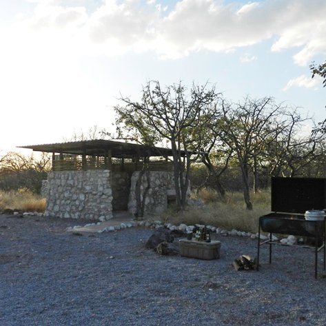 Grillplatz Etosha Safari Camp - Namibia mit Kindern
