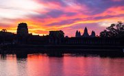 Angkor Wat bei Sonnenuntergang - Kambodscha mit Jugendlichen
