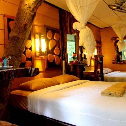 Thailand Reise mit Kindern - Khao Sok Nationalpark - Khao Sok Baumhaus - Zimmer