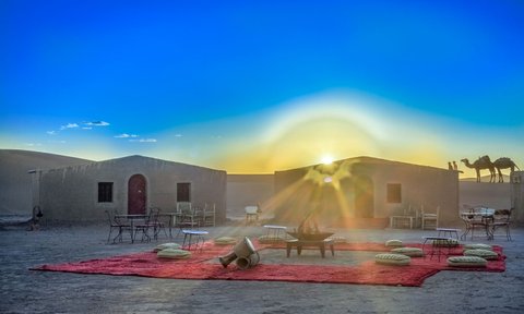 Aladin Camp bei strahlendem Sonnenschein – Marokko Familienurlaub