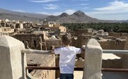 Aussicht Fort - Oman Familienurlaub