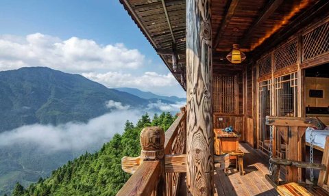 Balkon im Valley View Hotel