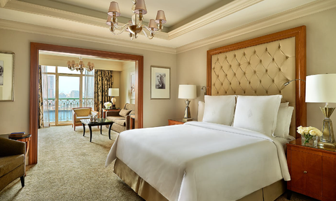 Komfortables Zimmer im Four Seasons Hotel Cairo – Ägypten Reise mit Kindern