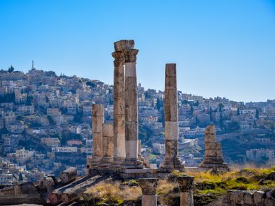 Amman Herkulestempel - Jordanien mit Kindern